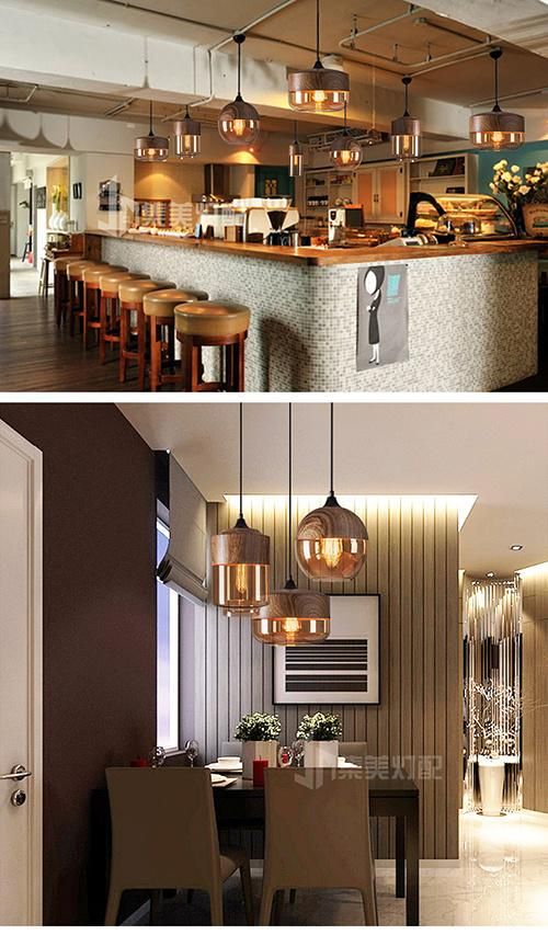 Modern Pendant Light Wooden Pendant Lamp Hanging Pendant Light for Home Decoration