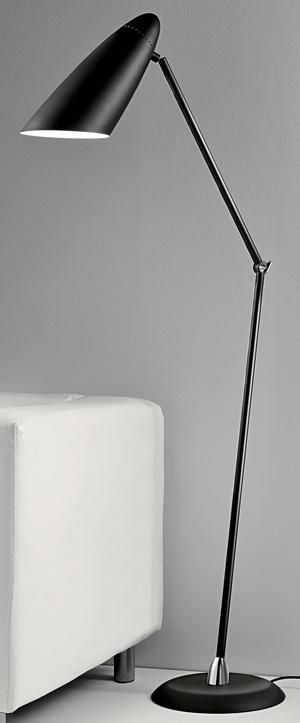 Guestroom Comtemporary Simply Metal Shade Adjustable Floor Lamp