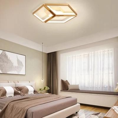 Simple Modern Bedroom Light Study Living Room Lamp Round Iron Art Warm Ceiling Lamp