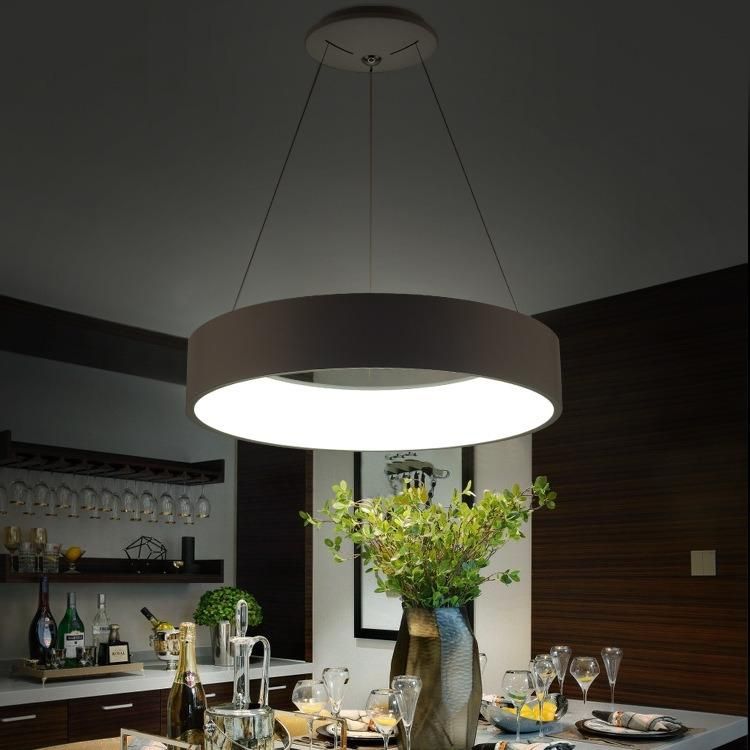 Round White Kitchen Pendant Anging Lights for Indoor Home Lamp Fixtures (WH-AP-05)