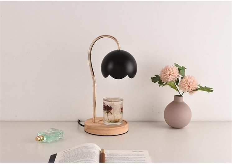 Scented Candle Melting Wax Lamp Nordic Rose Adjustable Fragrance Lamp Decorative Melting Candle Aromatherapy Wax Light Lamp