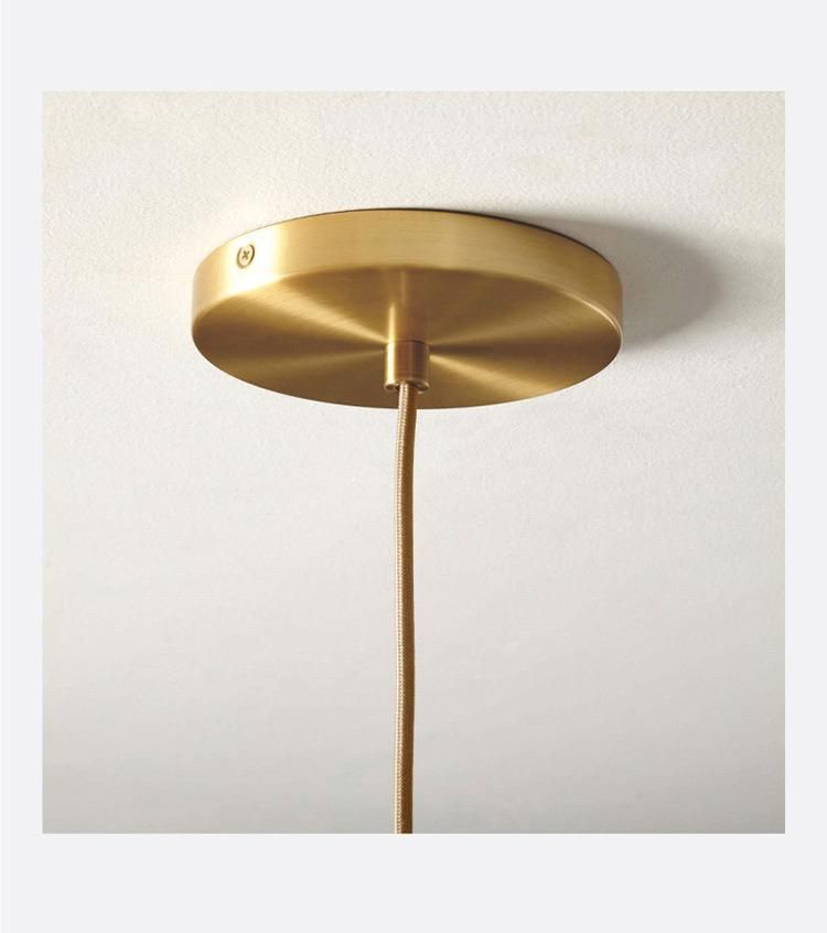 Modern LED Hanging Lamps Gold Home Decoration Pendant Lights Glass Lights (WH-GP-101)