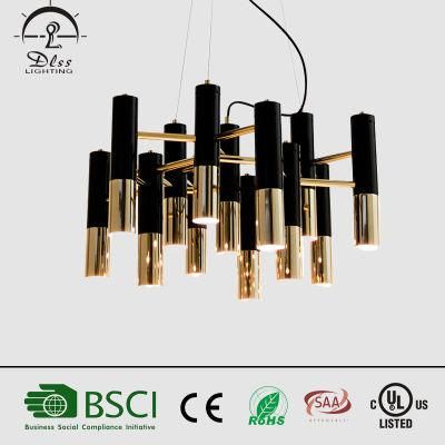 2017 Simple Originality Hanging Lamp Fashion Art Aluminum Cylinder Chandelier