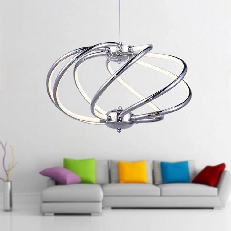 2021 New Bright Aluminum Metal Design Bedroom Modern Pendant Lights
