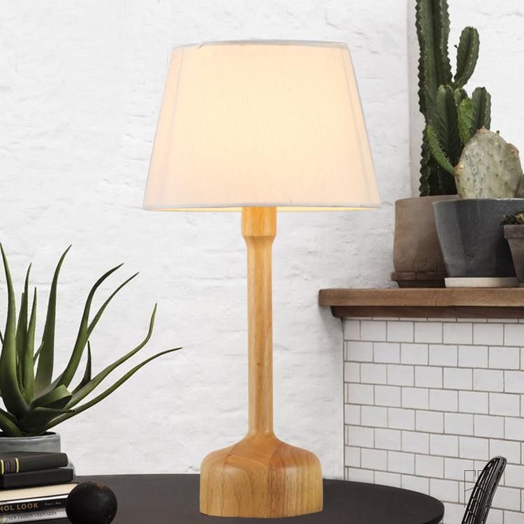 Decorative Wooden Table Lamp for Bedroom