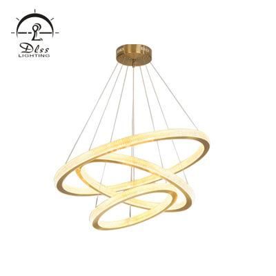 Hotel Luxury Chandelier LED Decorate Home and Project Round Fixture