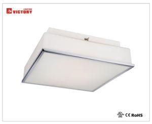 Modern Round LED Ceiling Lamp with Opal Glass Shade
