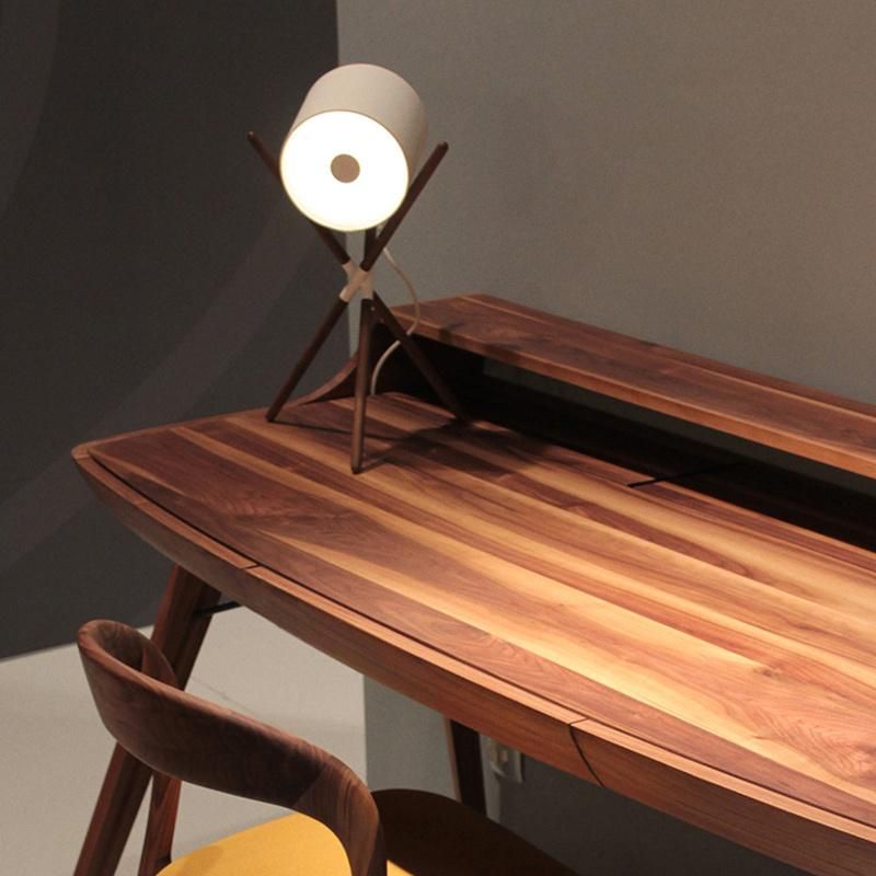 Nordic Modern Living Room Table Lamp Villa Bedroom Desk Wooden Lamp