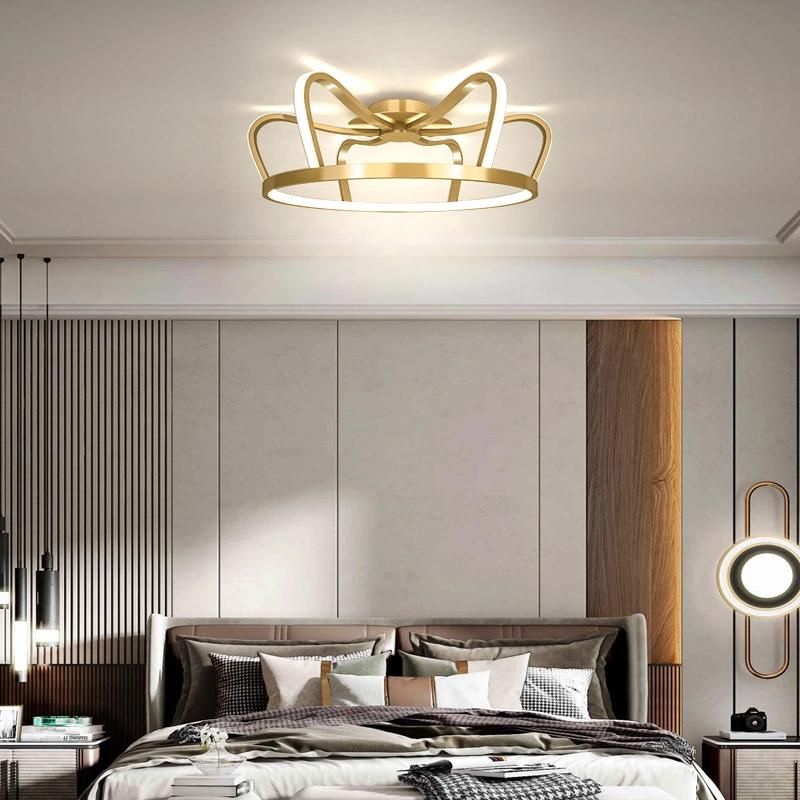 Bedroom Ceiling Light Crown Children Room Light Creative Personality LED Lamp