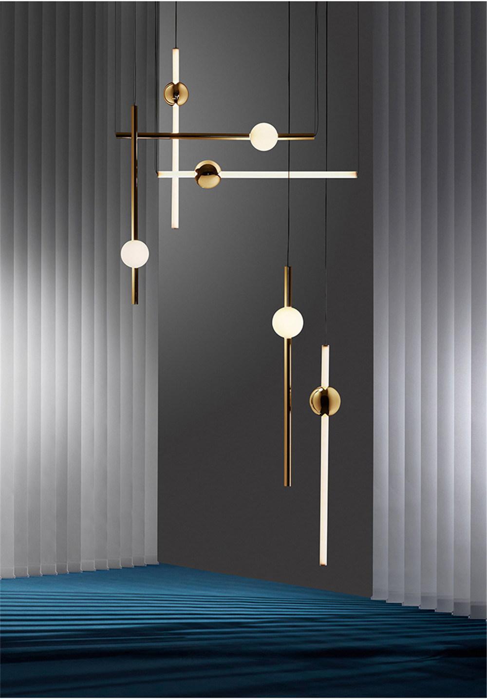 Hotel Custom-Made Decoration Glass Chandelier Modern Pendant Light