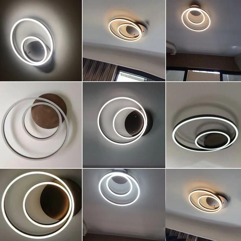 Ring Black Ceiling Lamps for Indoor Home Decorate Ceiling Lights (WH-MA-92)