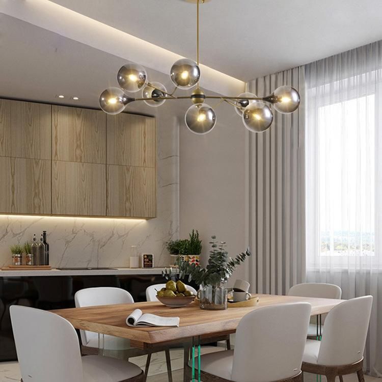 Modern Light Art Home Lighting with Glass for Chandelier Pendant Lamp Restaurant Decoration