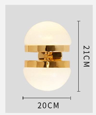 Creative Art Half Sphere Parlor Aisle Light Indoor Wall Sconce Lamps (WH-OR-149)