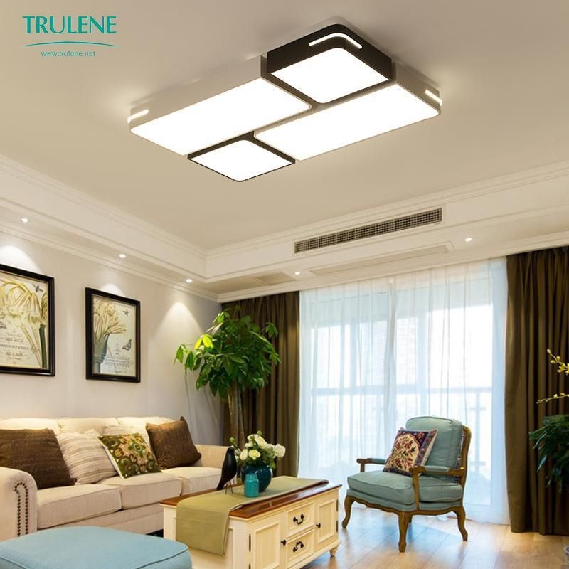 Rectangle Decoration Acrylic Modern Bedroom Living Room LED Ceiling Light