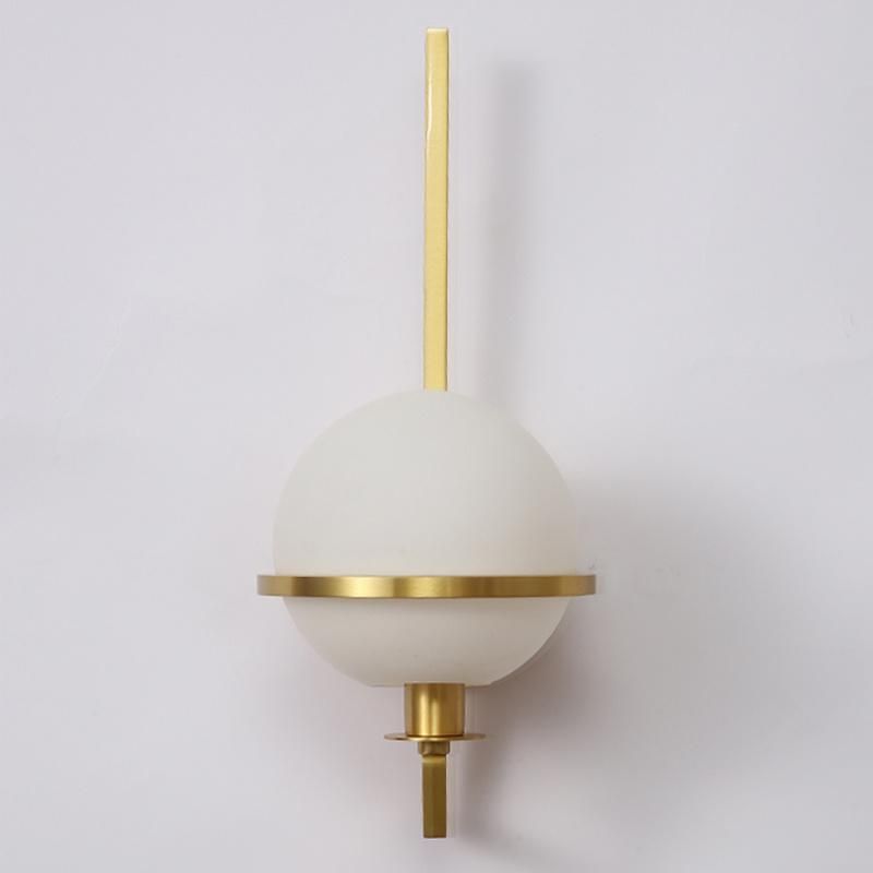 Postmodern Glass Wall Lamp Bedroom Bedside Lamp Dining Room Corridor Light