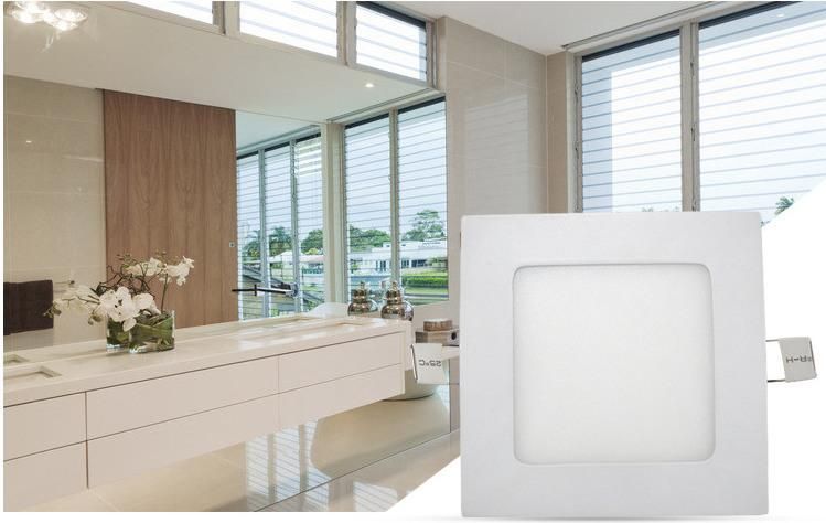 3W 6W 9W 12W 15W 18W 24W 3000K/4000K/6000K Square Embedded Panel Light