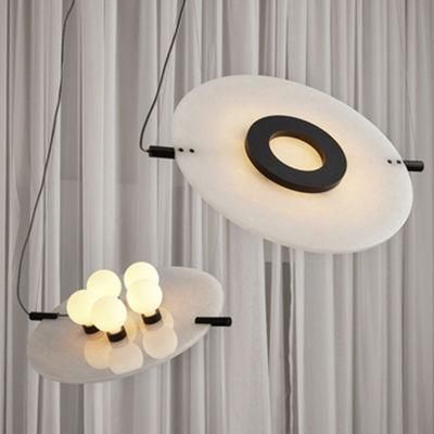 Postmodern Marble Dining Room Chandelier Nordic Living Room Bedroom Pendant Lamp