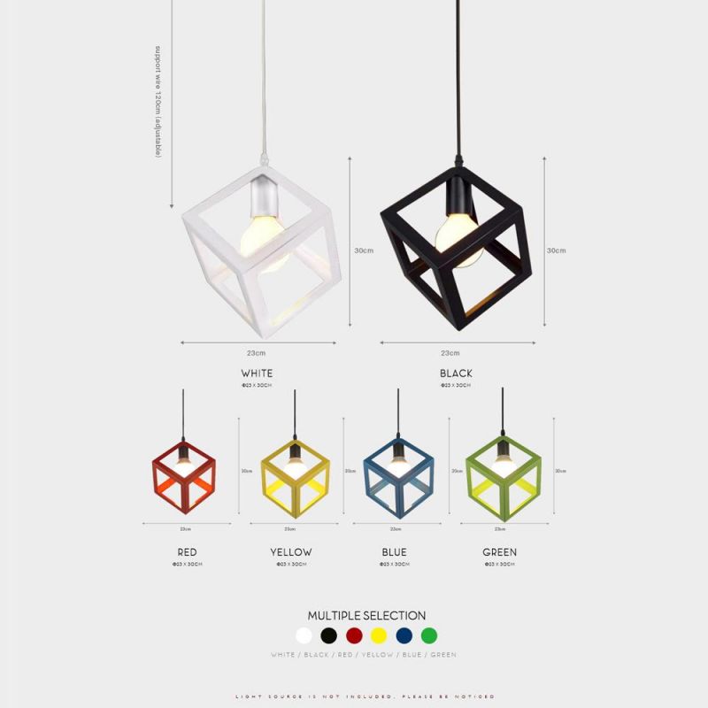 Lamp Shade Industrial Vintage LED Pendant Lighting Loft Hanging Pendant Light