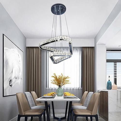 Modern LED K5 Crystal Chandelier Lighting for Home Decoration Restaurant