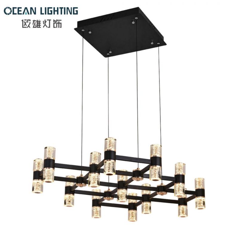 Modern Indoor Crystal Lighting 90W Round 16 Heads LED Chandelier