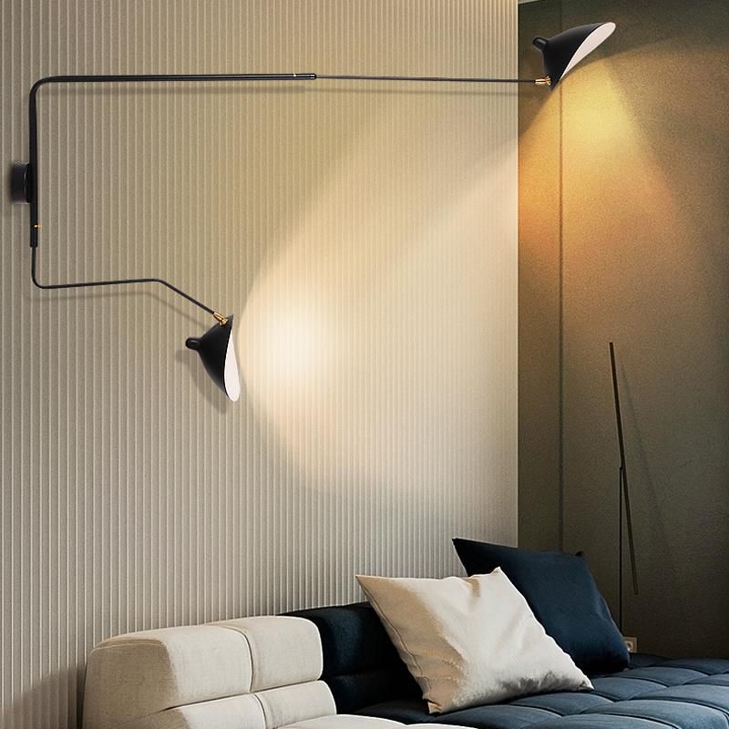 Postmodern Bedroom Bedside Light Study Lamp Creative Personality Retro Wall Lamp