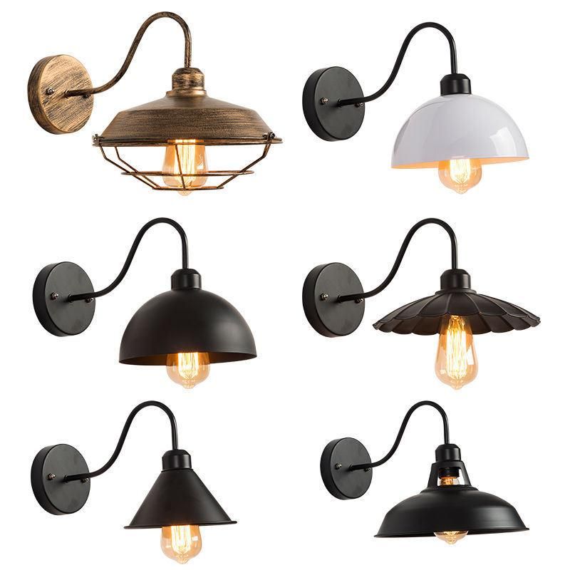 Retro Industrial Vintage Ceiling Wind Pot Cover Wall Lamp and Wall Light Lamp Wbb15938