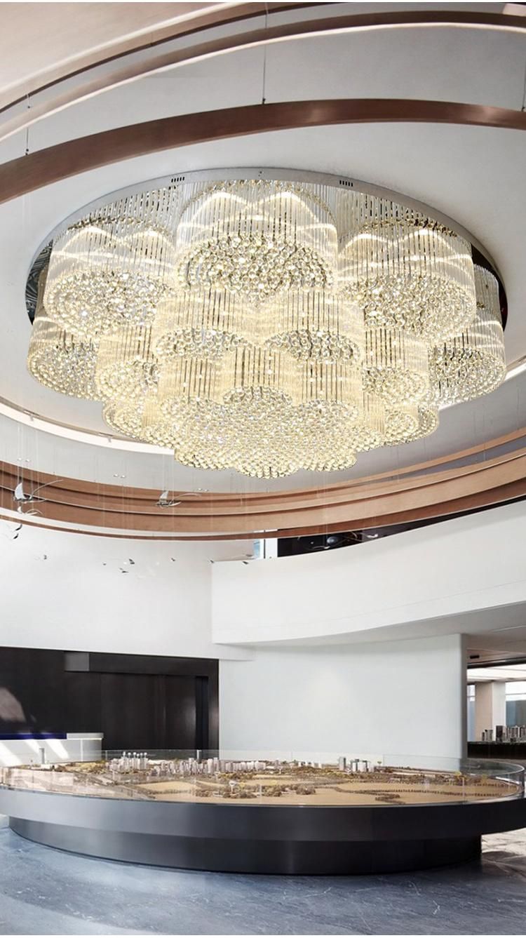 Modern Style Decoration Hotel Villa Banquet Custom Project LED Chandelier Ceiling Light