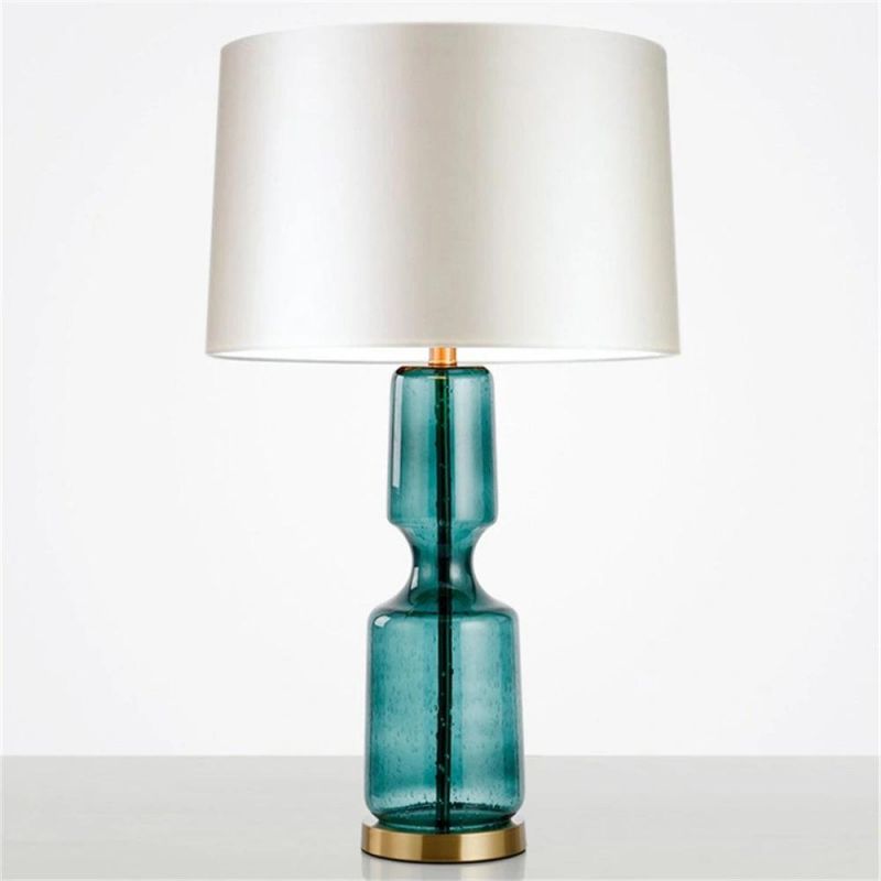 Simple Glass Table Lamp Nordic Designer Living Room Bedroom Decor Lamp Studio Home Decor Ceramic Table Light Fixtures