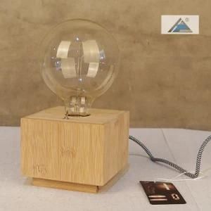 Square Bamboo Table Lamp Vintage Style (C5007340B-4)