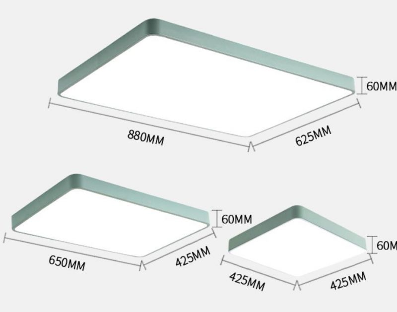 Modern Ceiling Lights for Living Room Bedroom Surface Ultra Thin LED Ceiling Light (WH-MA-02)