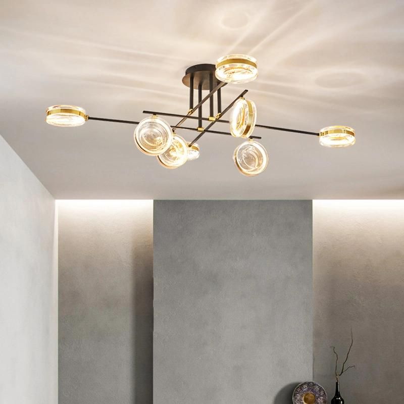 Crystal Glass Pendant Lamp Ceiling Lamp Hotel Lamp Living Room Lamp