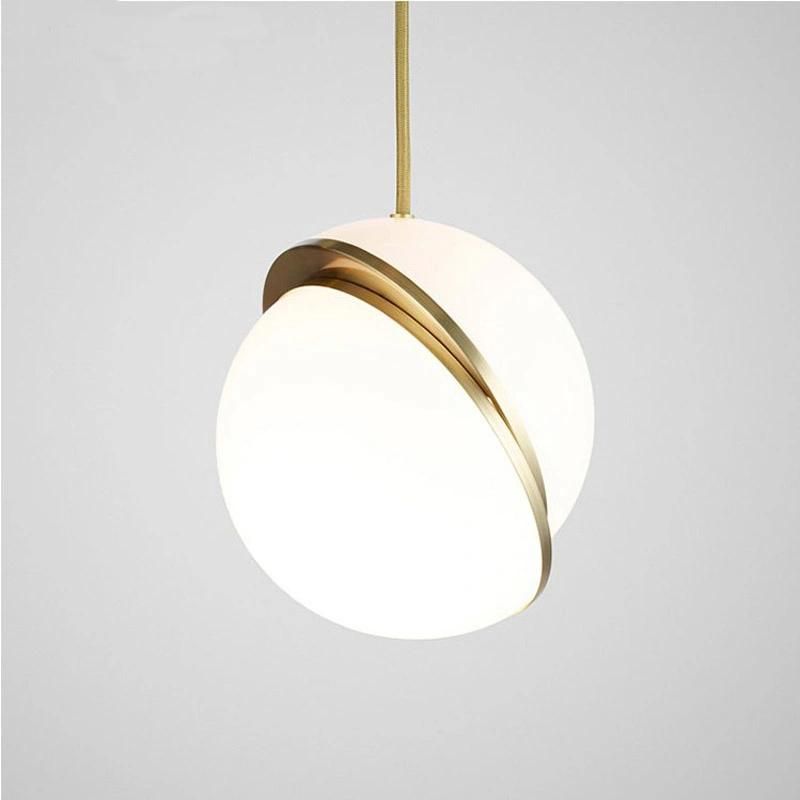 Modern Round Hanging Light Acrylic Ball Pendant Lamp (WH-AP-61)
