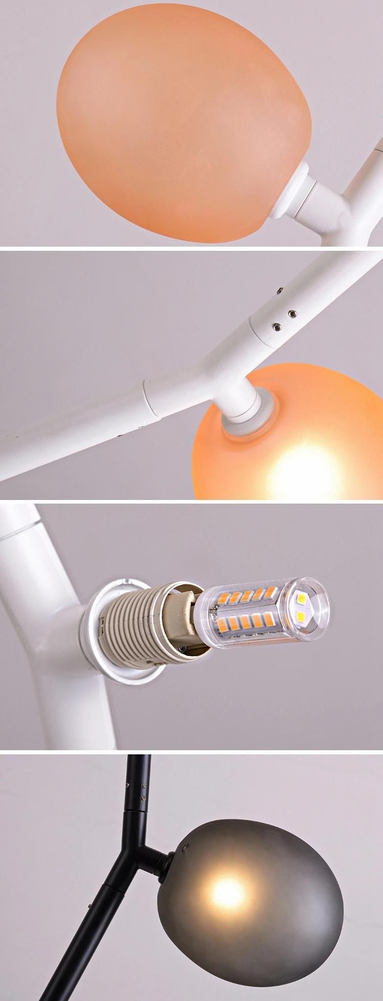 Indoor Lightings Popular Lamp Modern Hanging Hand Blown Glass Clear Color Pendant Lights for Home Decoration