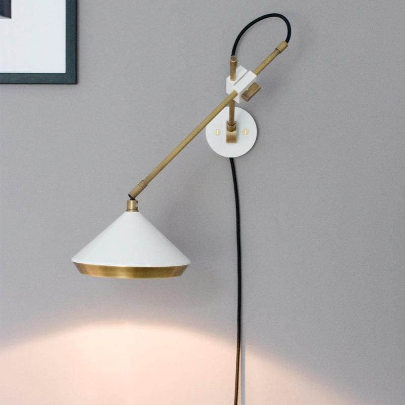 Postmodern Minimalist Bedroom Bedside Adjustment Wall Lamp Nordic Decoration Designer Hotel Room Wall Lamp Aisle Lamp