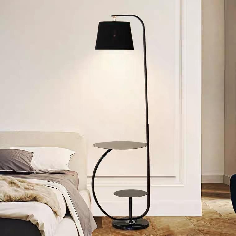 Nordic Floor Lamp Living Room Bedroom Creative Simple Postmodern American Iron Sofa LED Coffee Table Vertical Table Lamp