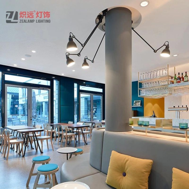 Retro Study Bedroom Living Room Metal Ceiling Lamp