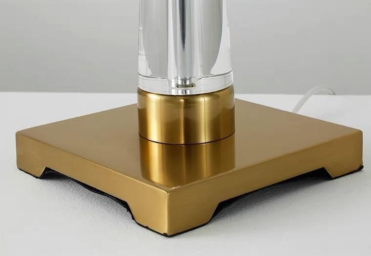 Postmodern Table Lamp American Simple Crystal Fashion High End Model Room Soft Villa Hotel Club Hall Lamps