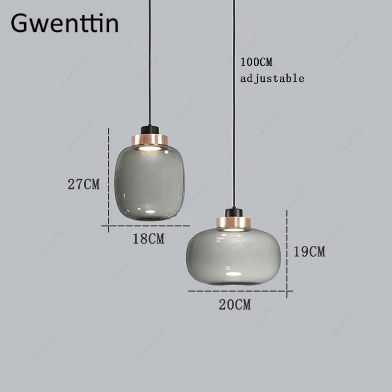 Modern Home Loft Pendant Light Decor Nordic Bedroom Bjarke Modern Attractive Glass Pendant Light (WH-AP-347)