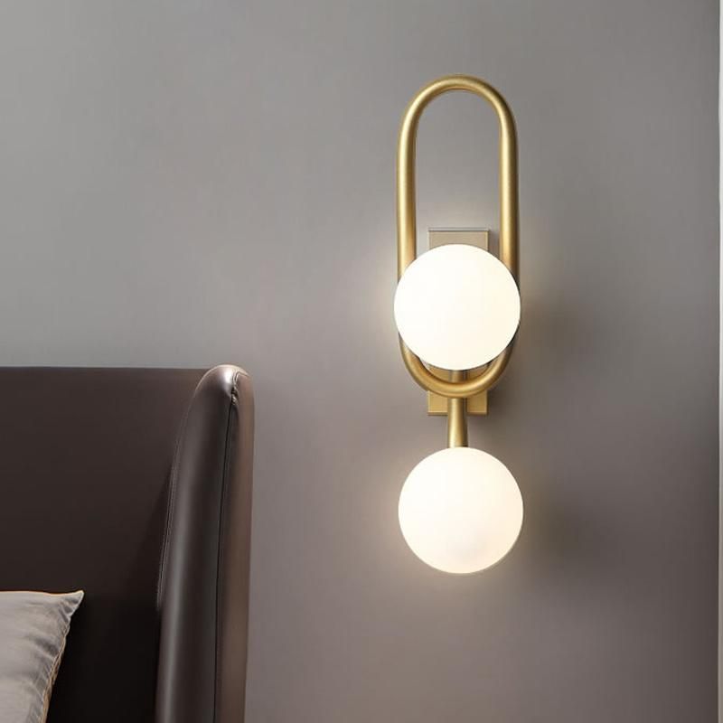 Living Room and Bedroom Modern Light Creative Double-Headed Decorative Bedside Wall Lamp