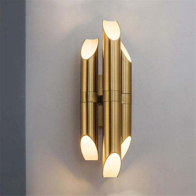 Wall Lamp Post-Modern Minimalist Golden Wall Lamp Hotel Living Room Creative Light