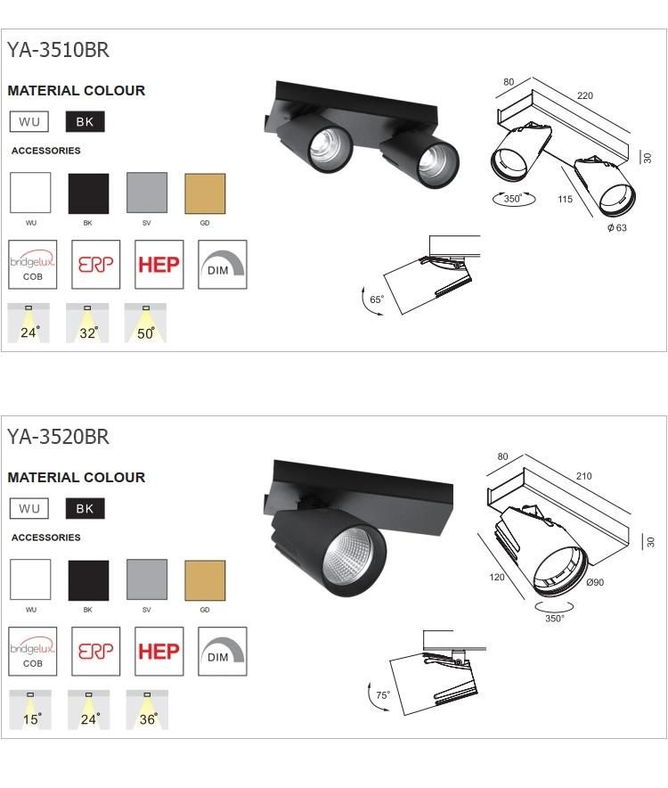 High Quality Room LED Spotlight Screwless Surface Mounted 10W LED Ceiling Lighting Downlight