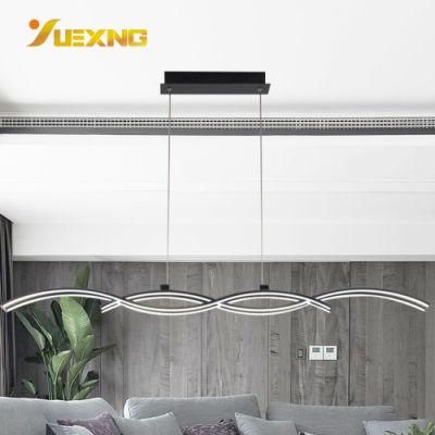 Energy Saving Modern Chinese Style Round Arc LED Ceiling Pendant Lights Lighting Indoor Home Hanging Lamp