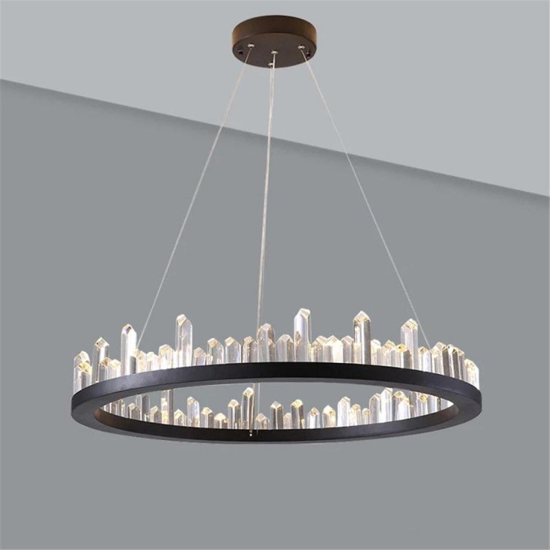 Modern Crystal Pendant Lights Living Room Kitchen Bedroom Hanging Light Fixtures Dining Room Modern Decor Hanging Lamps