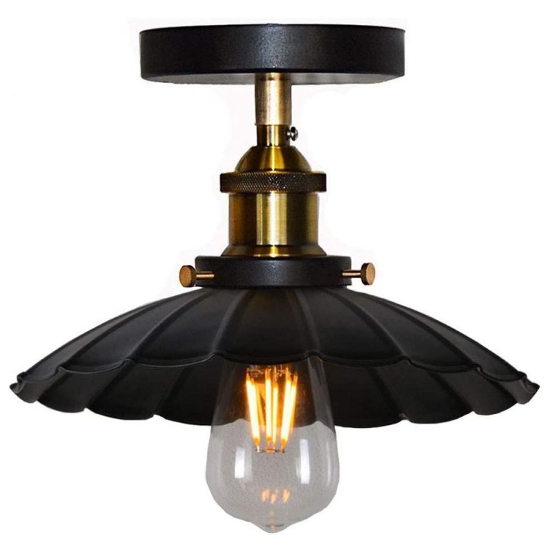 Iron Pendant Lights Flush Mount Lamp Shade for Kitchen Industrial Pendant Lights Decor Vintage Light (WH-VP-95)