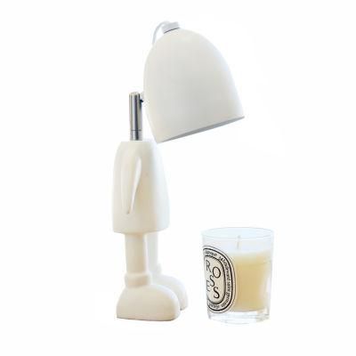 Creative Fashion Resin Robot Melting Wax Candle Scent Heater Essential Oil Aromatherapy Lamp
