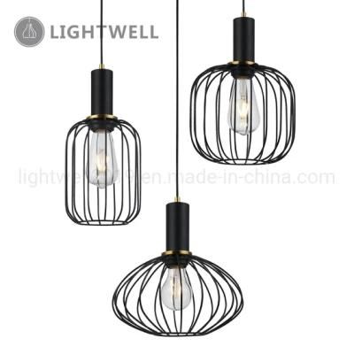 Decorative Chandelier metal ceiling hanging lamp iron pendant light