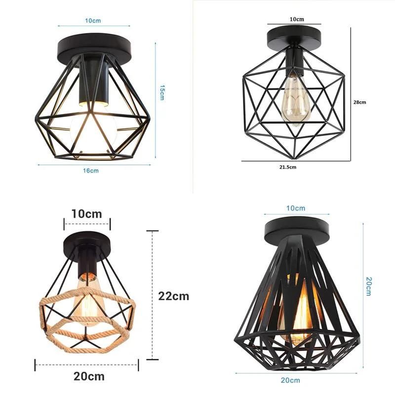 Nordic Modern LED Lighting Industrial Retro Ceiling Light