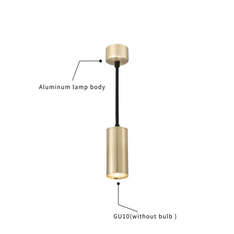 How Bright Aluminum Decorative GU10 LED Indoor Modern Pendant Lamp
