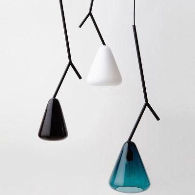 Modern LED Boughs Color Glass Pendant Lights Creative Lamp Indoor Decor Glass Pendant Light (WH-AP-231)