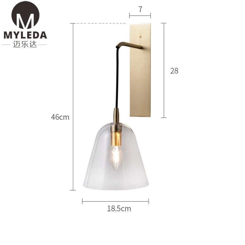 Industrial Vanity Vintage Glass LED Wall Scones Lighting